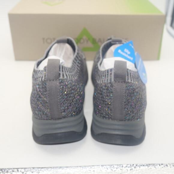 NEW Nurse Mates Align Torri Gray Shimmer Women's Sneakers Shoes Size 9.5 - Picture 7 of 13